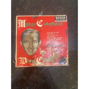 BING CROSBY *Merry Christmas* w/ ANDREWS SISTERS Holiday 45 EP on DECCA ED-547